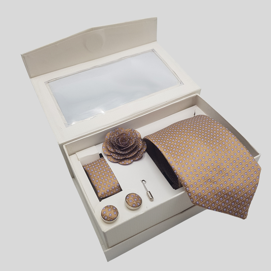 Check Tie Set