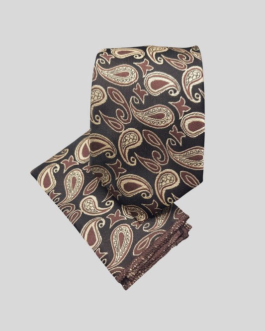 Twin Paisley Neck Tie