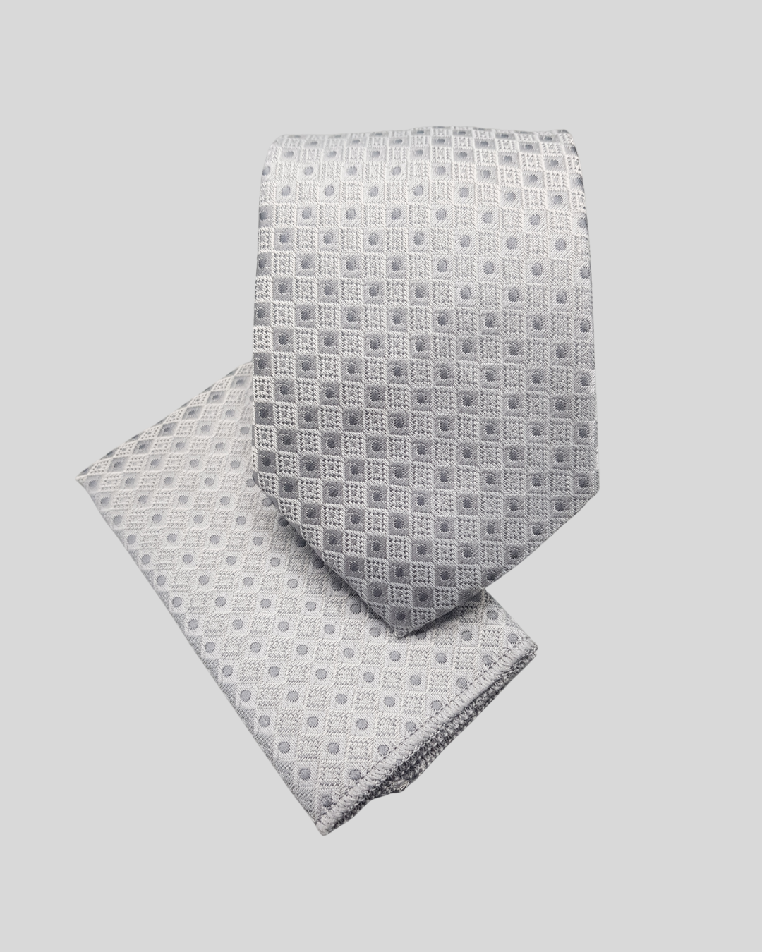 Pin Dot Geometric Neck Tie