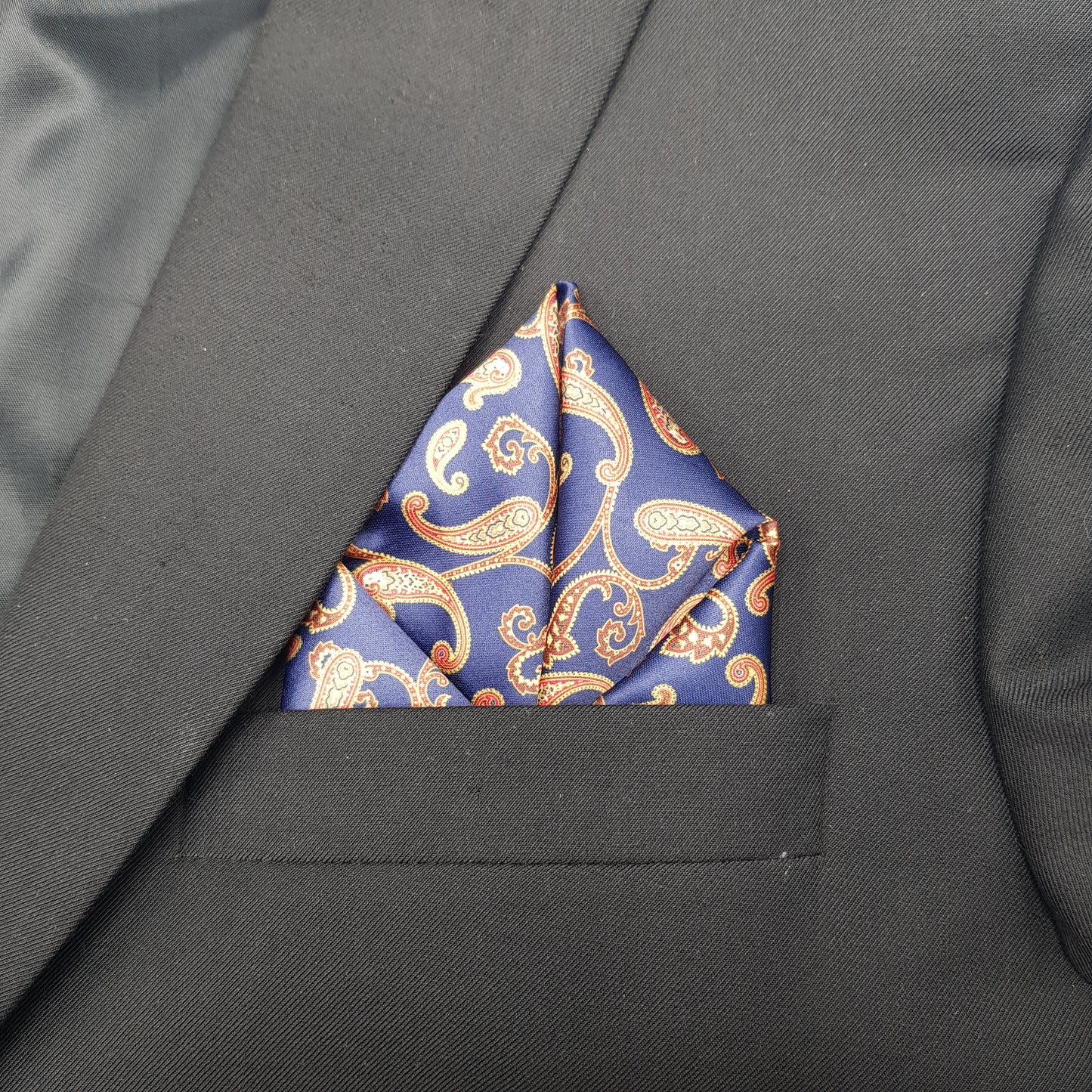 Paisley Patterned Pocket Square