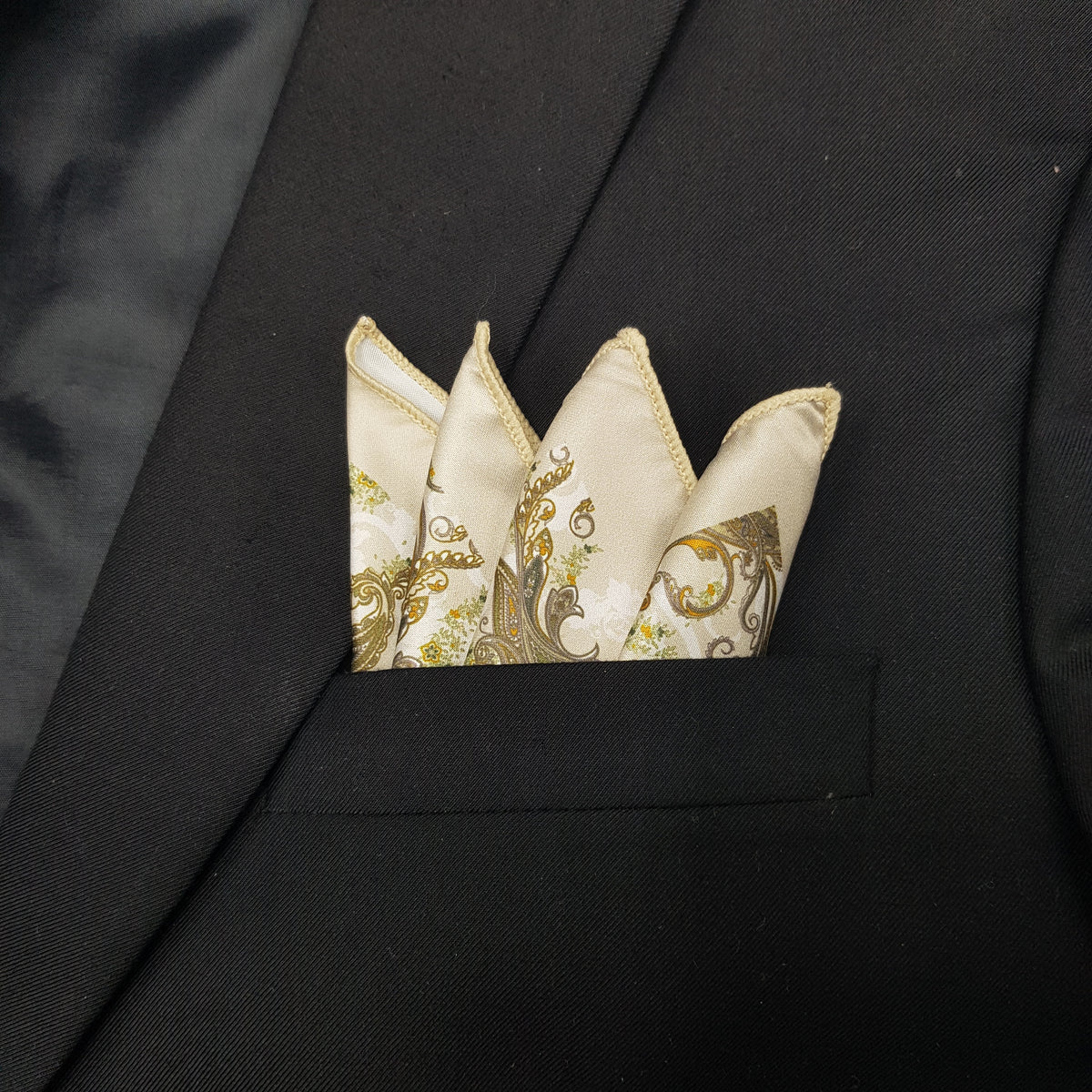 Baroque Paisley Pocket Squares