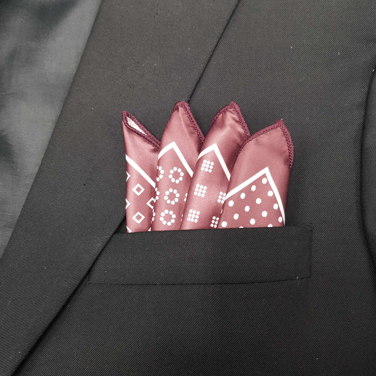 Polka Dot Bandana Pocket Squares