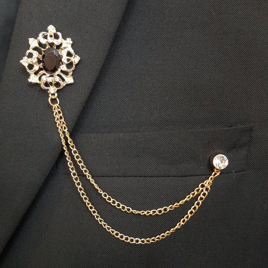 Golden Royal Gem Brooch