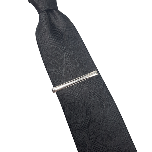 Silver Classic Tie Clip