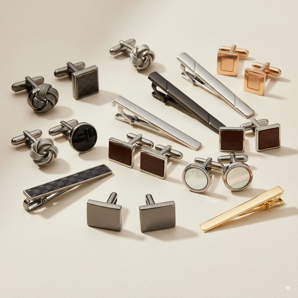 Cufflinks and Tie Pins