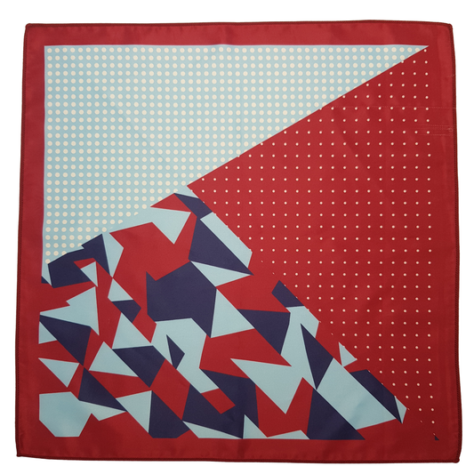 Multi Pattern Geometric Pocket Square