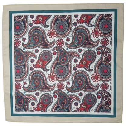 Paisley Silk Pocket Square