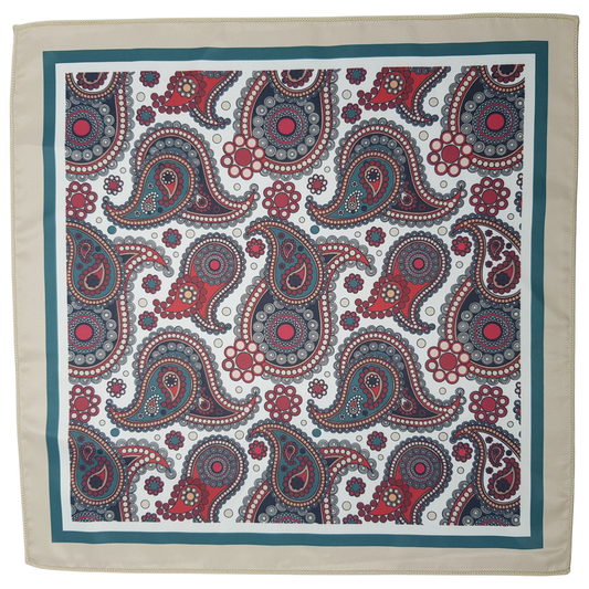 Paisley Silk Pocket Square
