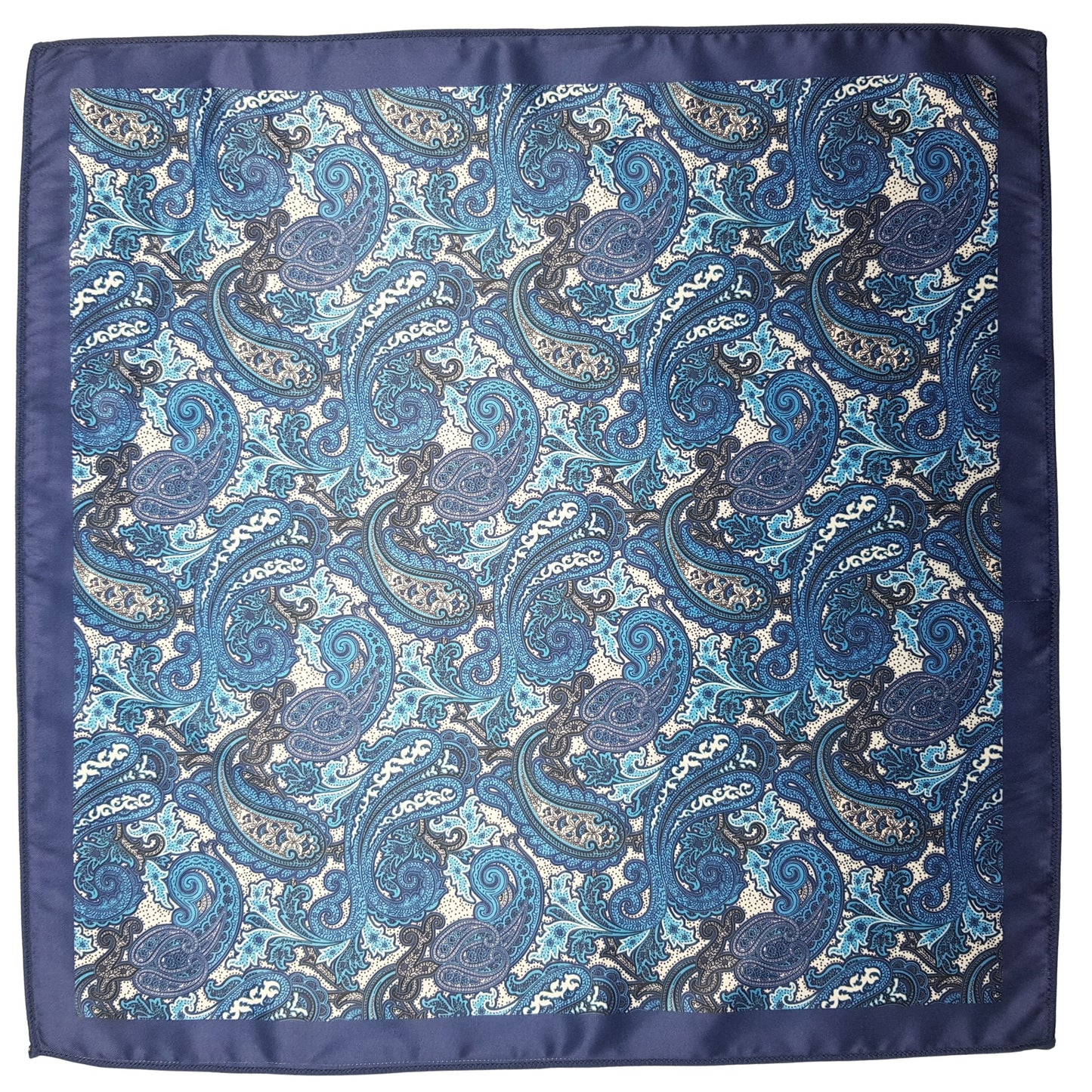 Colorful Paisley Silk Pocket Square