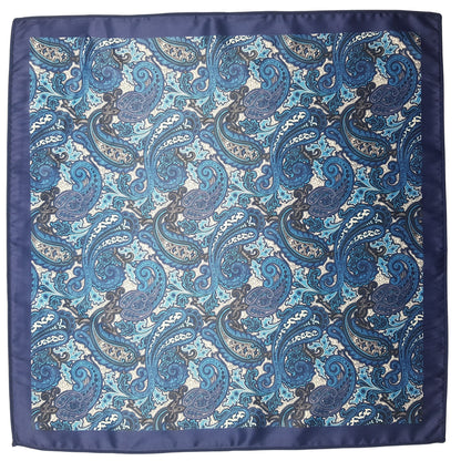 Colorful Paisley Silk Pocket Square