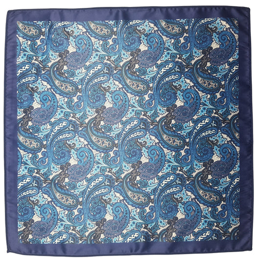 Colorful Paisley Silk Pocket Square