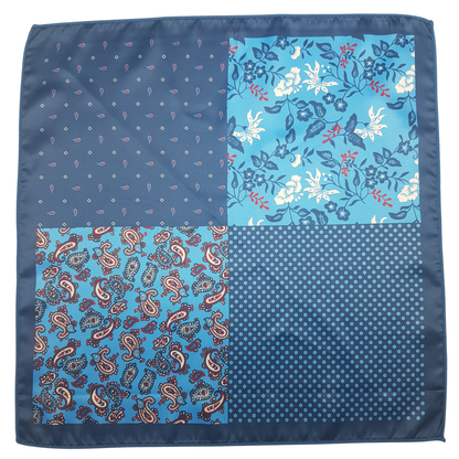 Split Diagonal Pocket Square