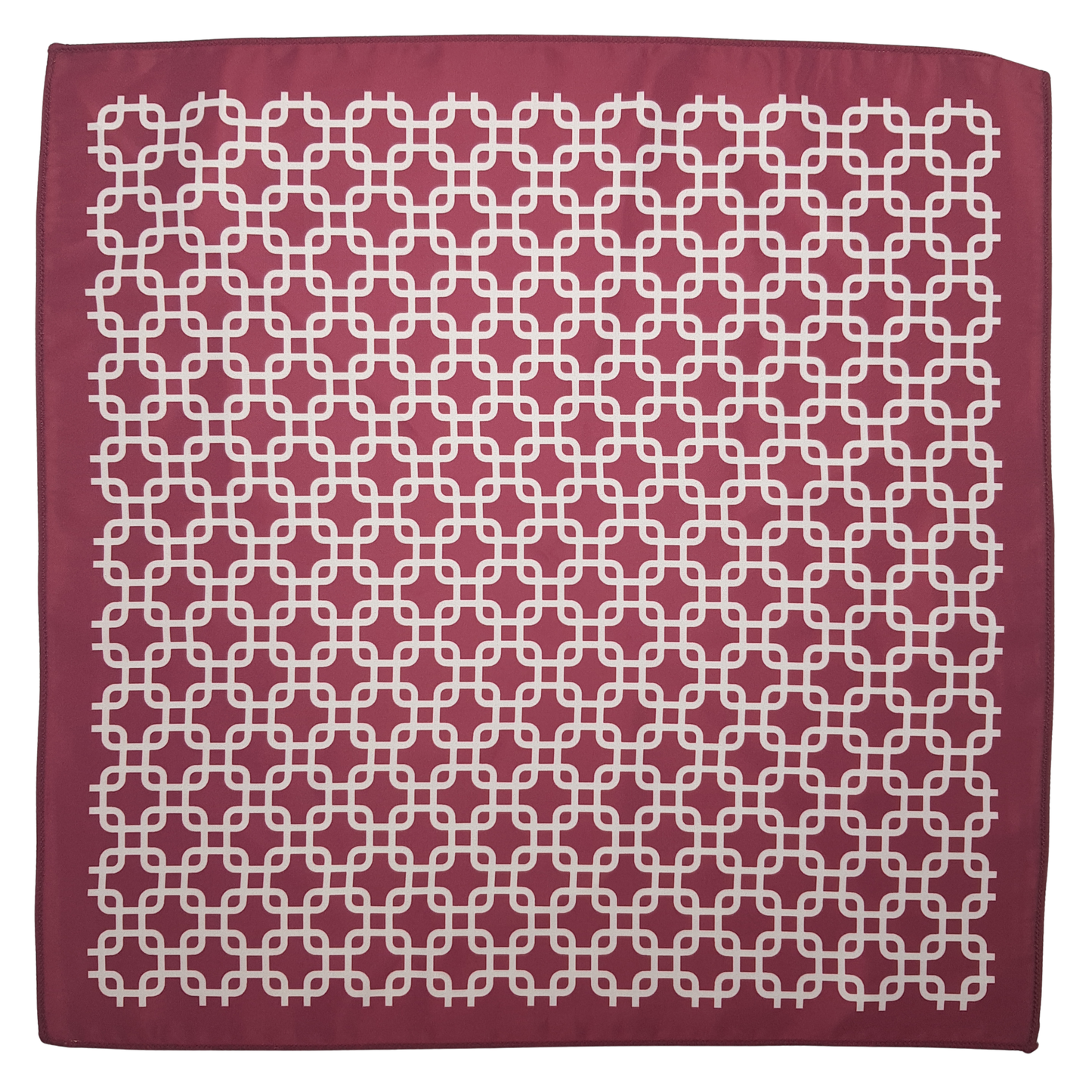 Red Square Linked Pocket Square
