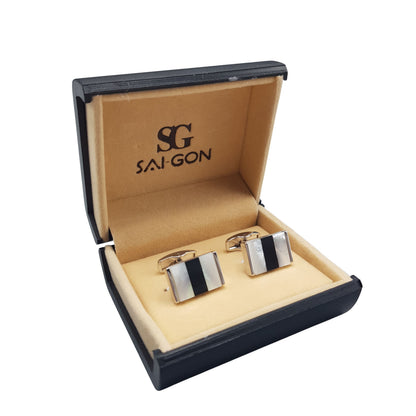 Ribbed Texture Cufflinks