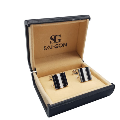 Vertical Striped Cufflinks