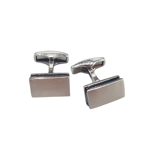 Rectangular Bullet Back Cufflinks