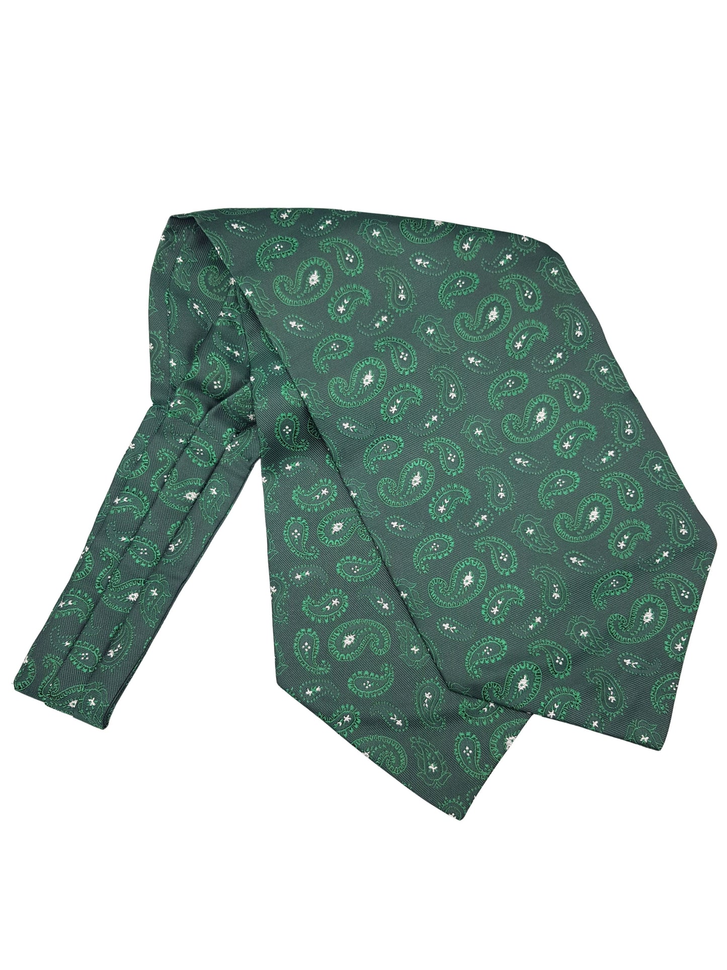 Regal Green Paisley Cravat
