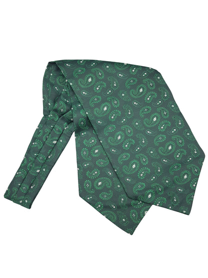 Regal Green Paisley Cravat