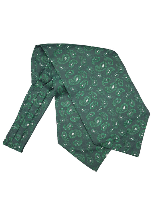 Regal Green Paisley Cravat