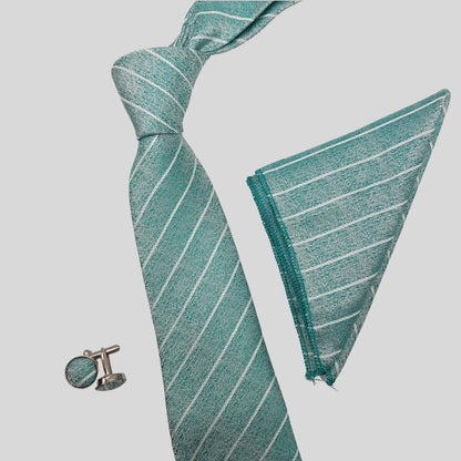 Aqua Strip Tie Set