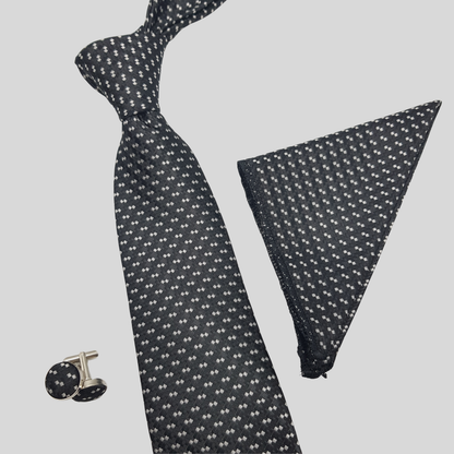 Black Matrix Tie Set