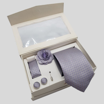 Diamond Grid Tie Set