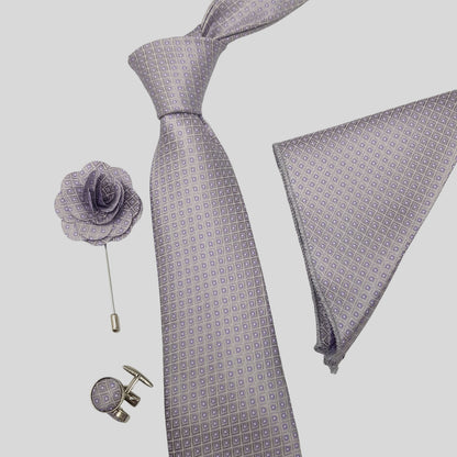 Diamond Grid Tie Set