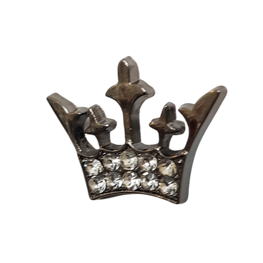 Gun Metal Royal King Lapel Pin