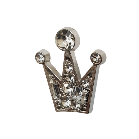 Silver Regal Jewel Lapel Pin