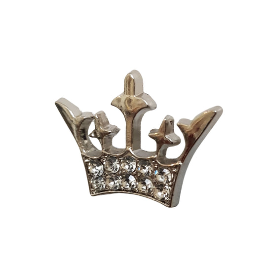 Silver Royal King Lapel Pin