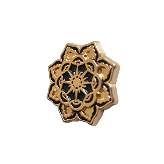 Golden Flower Lapel Pin