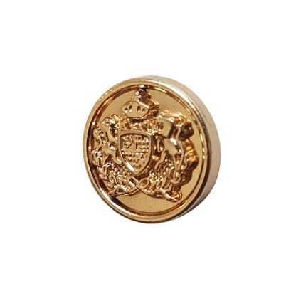 Golden Noble Crest Lapel Pin