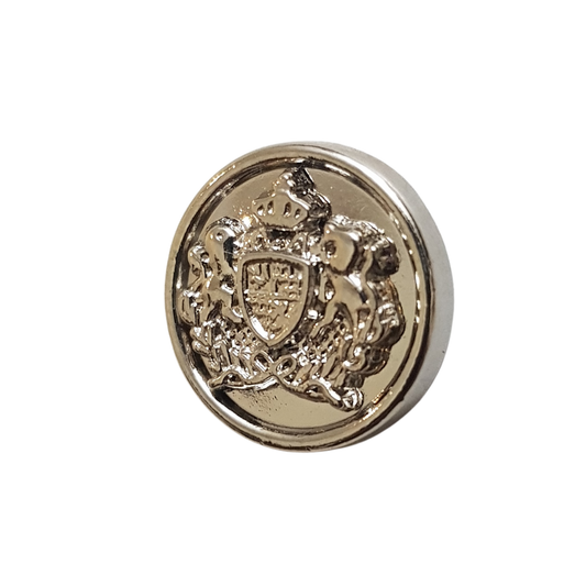 Silver Noble Crest Lapel Pin