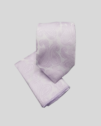 Lavender Textured Weave Neck Tie