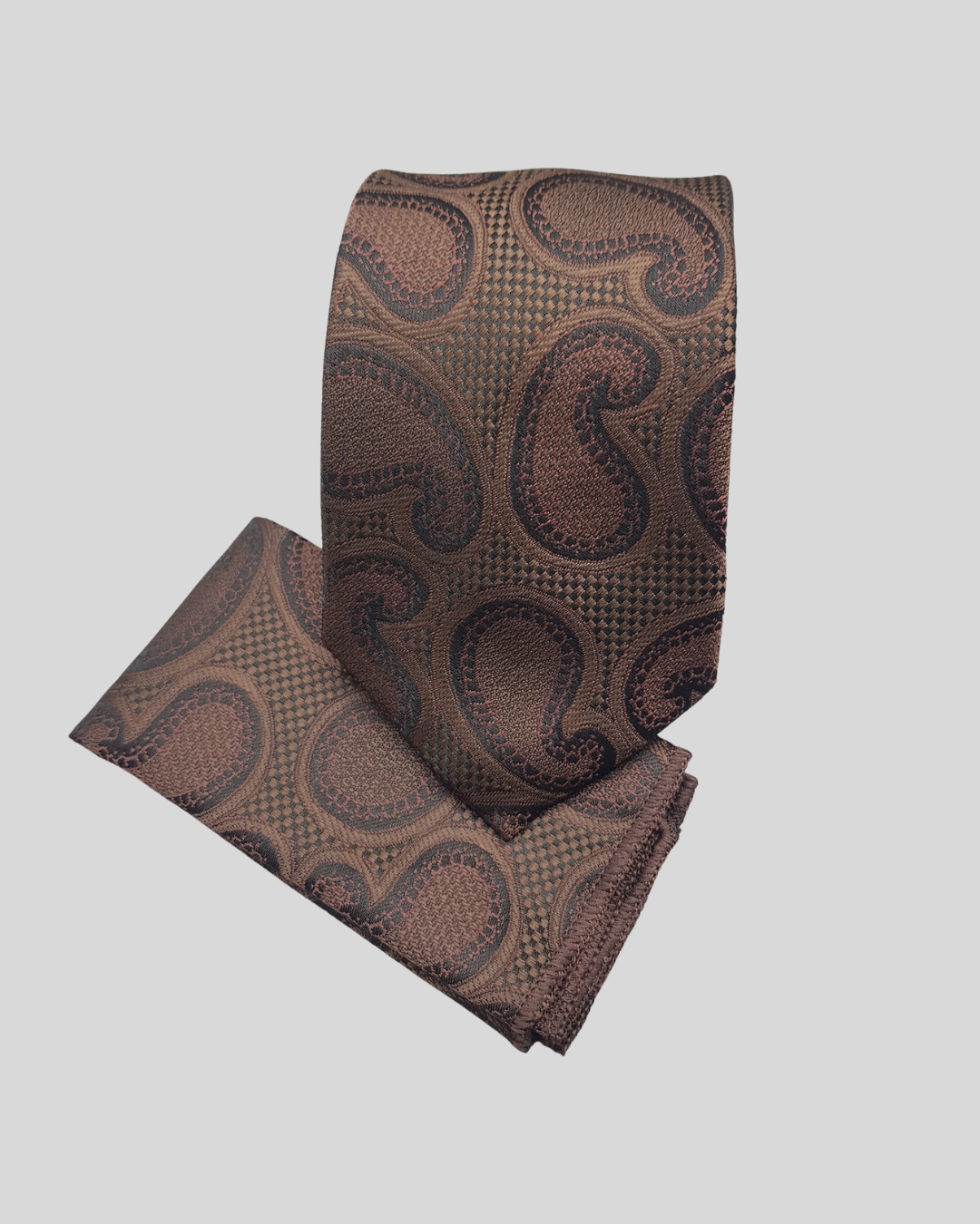 Brown Classic Paisley Necktie