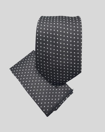 Black polka Dot Neck Tie