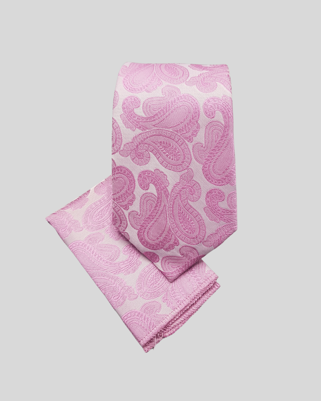 Pink Textured Weave Neck Tie