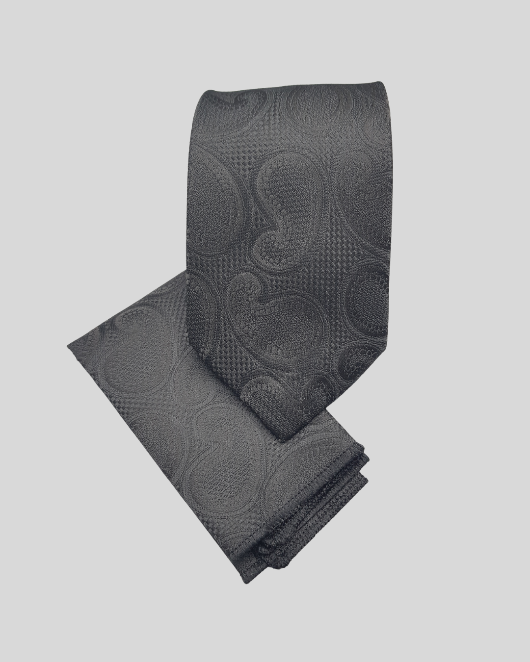 Black Classic Paisley Necktie