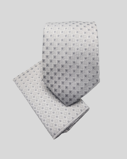 Pin Dot Geometric Neck Tie
