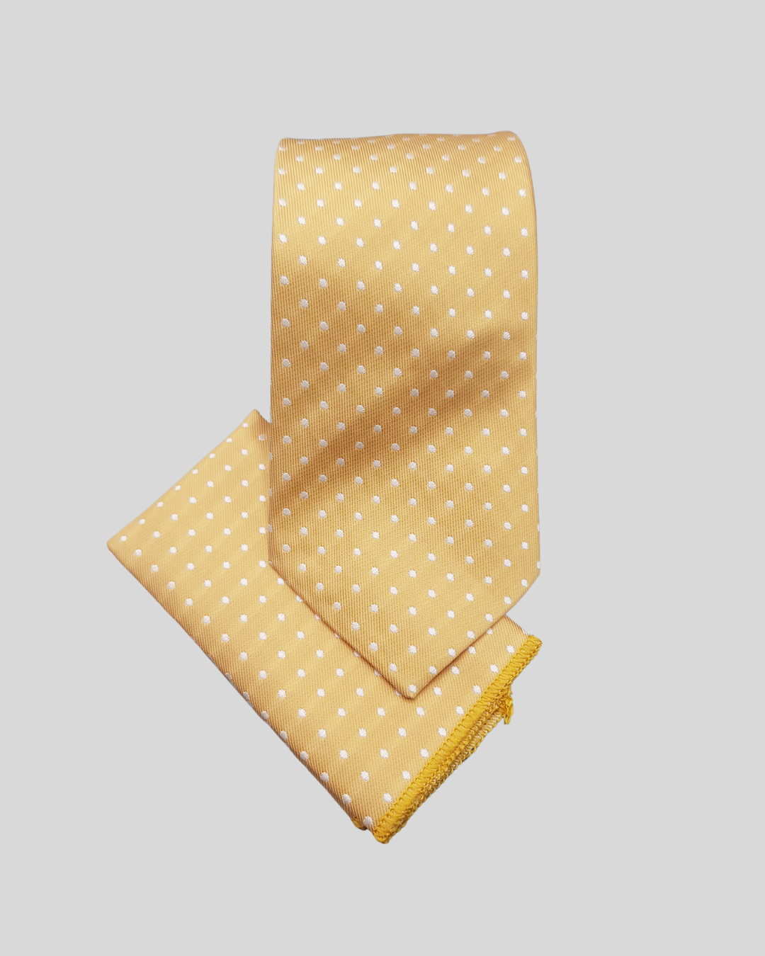 Yellow polka Dot Neck Tie