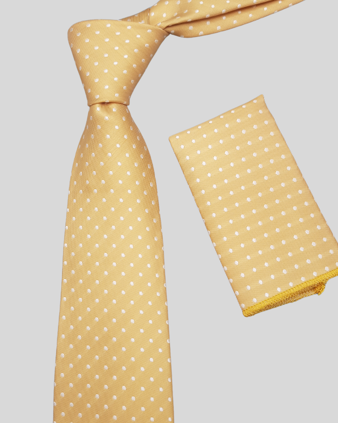Yellow polka Dot Neck Tie