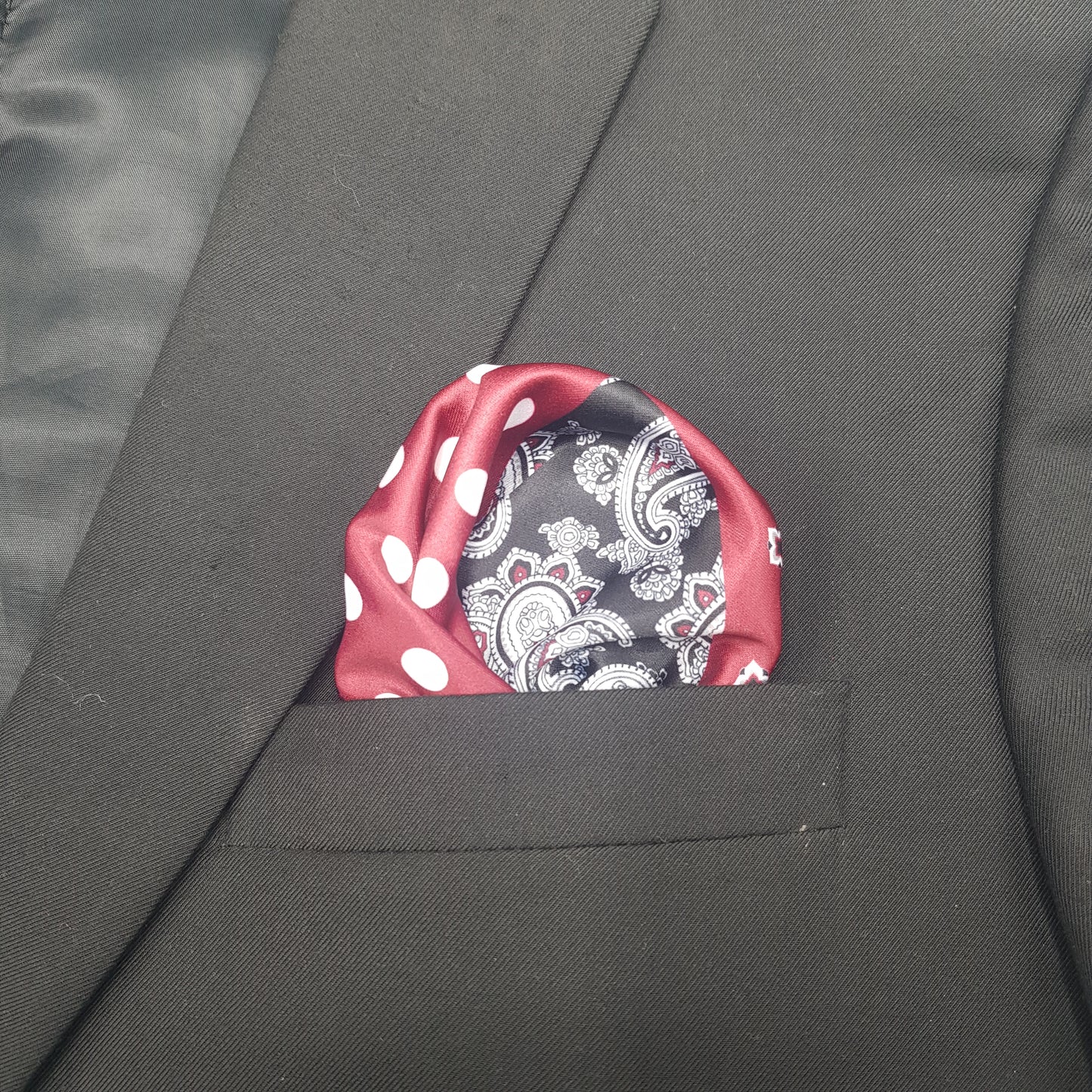 Quad Pattern Pocket Square