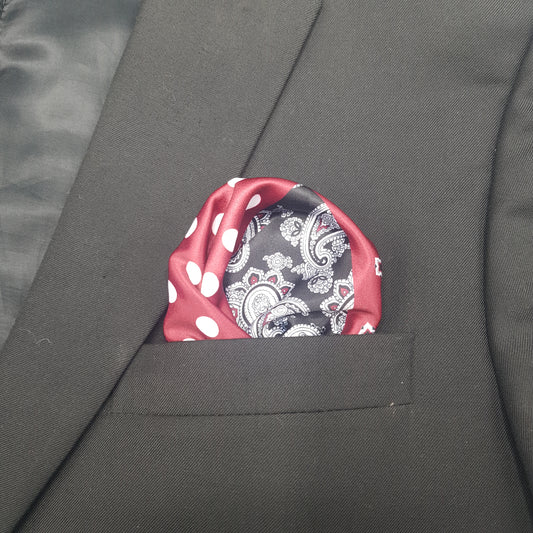Quad Pattern Pocket Square