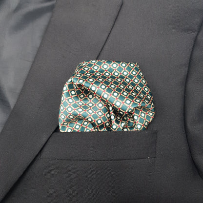 Micro Grid Pocket Square
