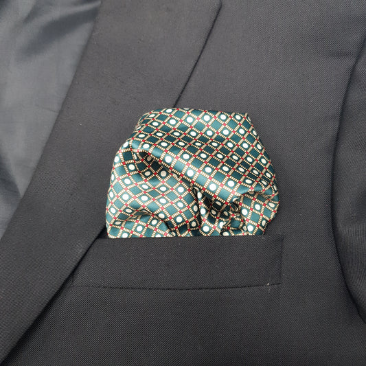 Micro Grid Pocket Square