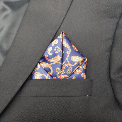 Paisley Patterned Pocket Square