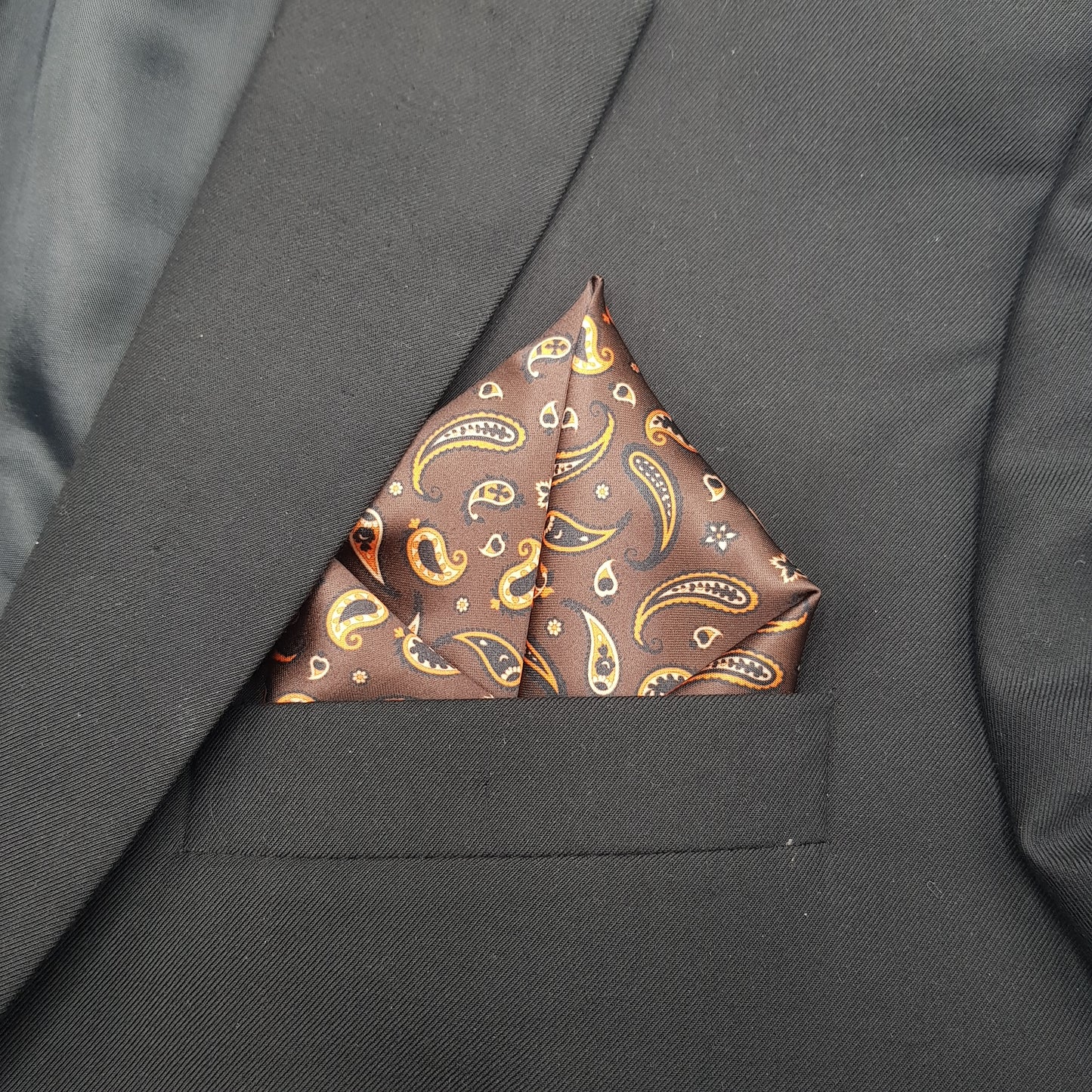 Mini Paisley Pocket Square