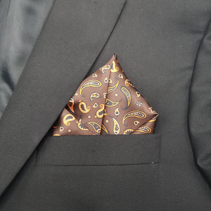 Mini Paisley Pocket Square