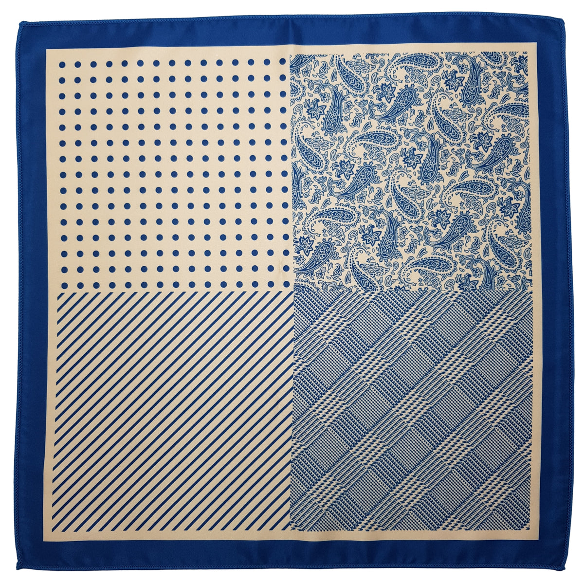 Quad Pattern Pocket Square