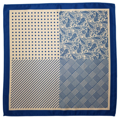 Quad Pattern Pocket Square